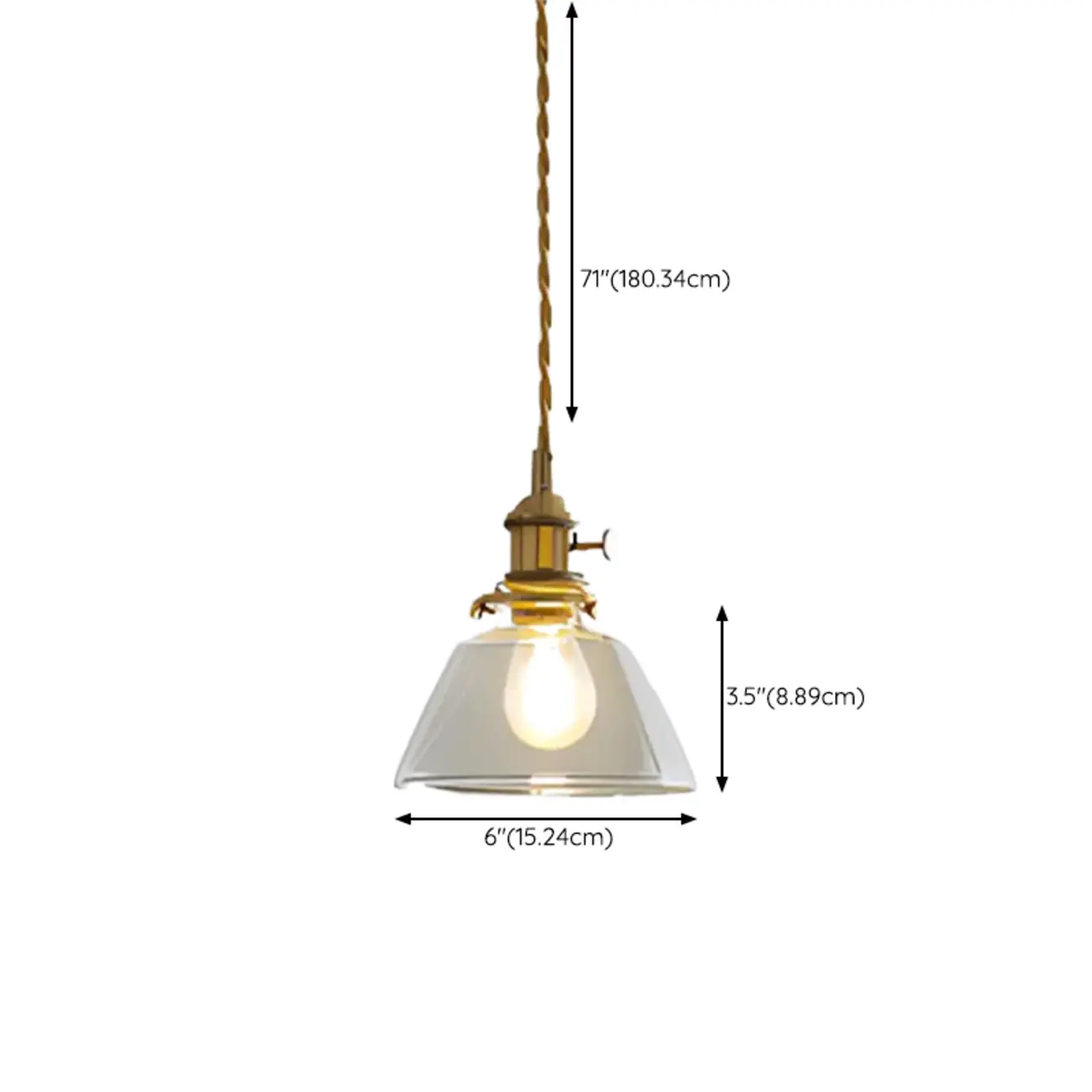 Modern Clear Glass Stripe Lampshade Pendant Light for Dining Room Image - 25 | homeyfad