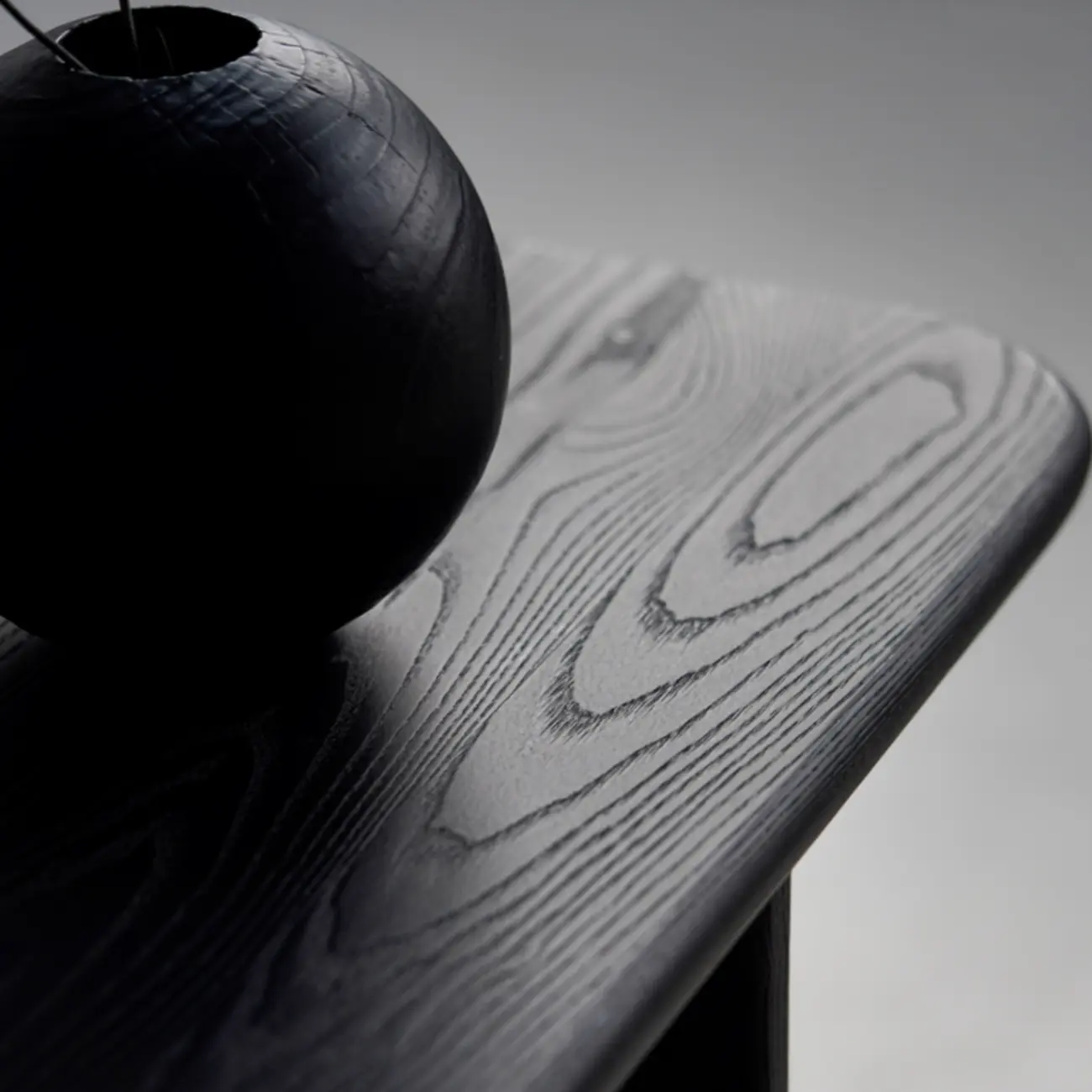 Modern Rectangle Black Ash Console Table Image - 10 | homeyfad