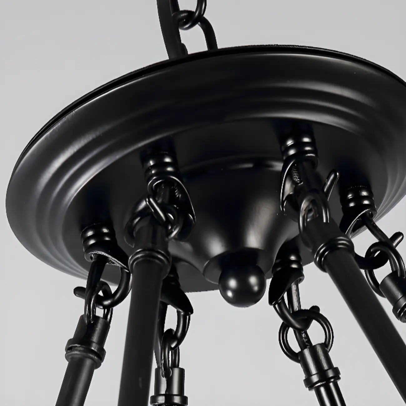Industrial Vintage Iron Chandelier with 	Adjustable Height Image - 24 | homeyfad