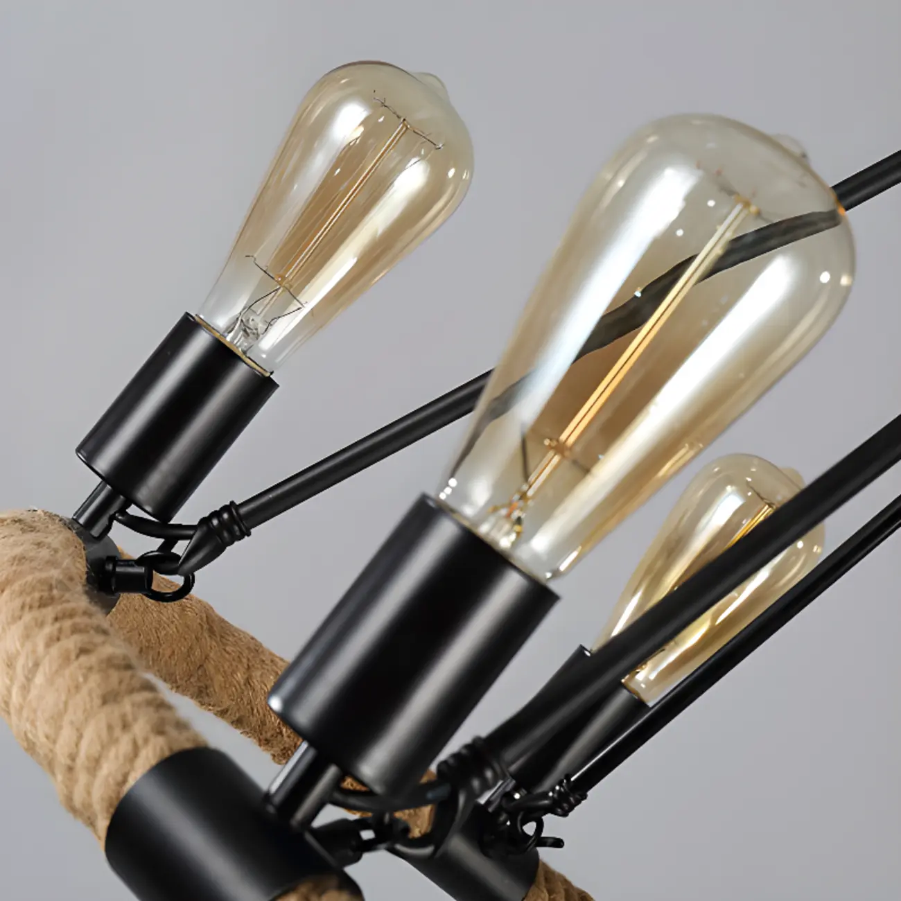 Industrial Vintage Iron Chandelier with 	Adjustable Height Image - 25 | homeyfad