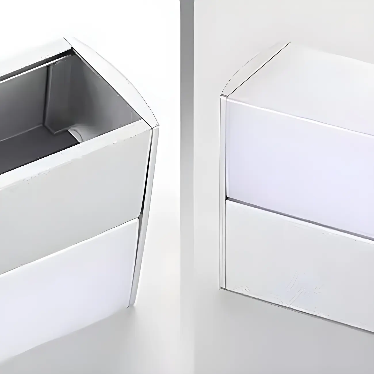 Minimalistic Geometric LED Vanity Wall Lights for Bathroom   Image - 6 | homeyfad