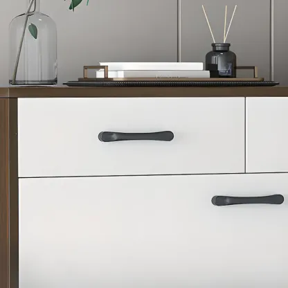 Hallway Wooden Shoe Storage Cabinet with Flip Doors Image - 16