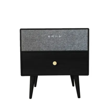 Modern Coloer Block Bedside Table with 2 Drawers  Image - 4