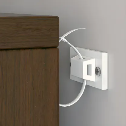 Hallway Wooden Shoe Storage Cabinet with Flip Doors Image - 18