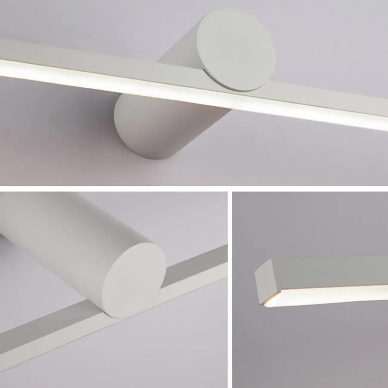 Minimalist Linear Bathroom Vanity Light with Integrated LED Image - 13