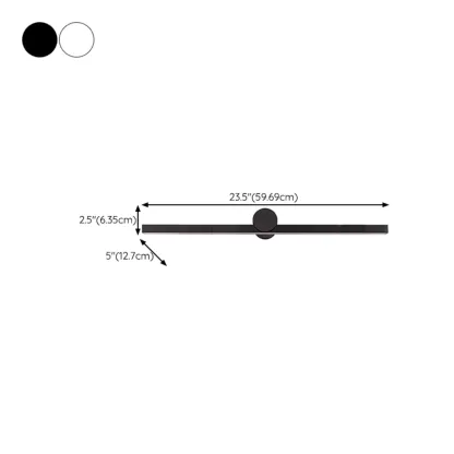 Minimalist Linear  Bathroom Vanity Light with Integrated LED Image - 15