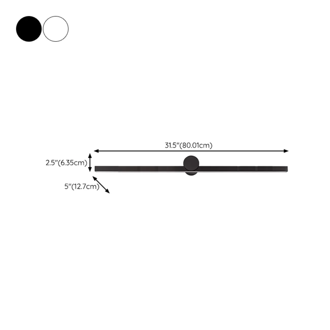 Minimalist Linear Bathroom Vanity Light with Integrated LED Image - 16