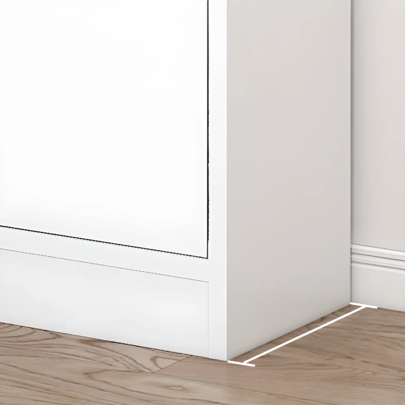 5-Tier Modern Wood Bookshelf with Cabinet Image - 9 | homeyfad