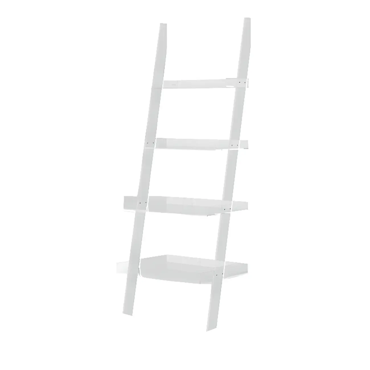 Modern H Ladder Open Bookshelf with 4 Shelves  Image - 10 | homeyfad