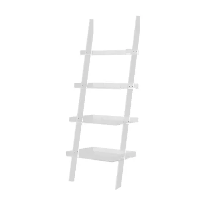 Modern H Ladder Open Bookshelf with 4 Shelves  Image - 11