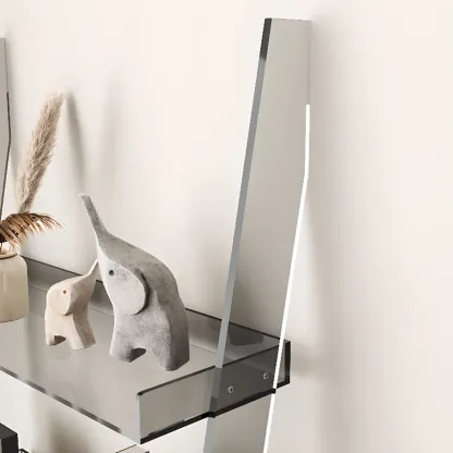 Modern H Ladder Open Bookshelf with 4 Shelves  Image - 12