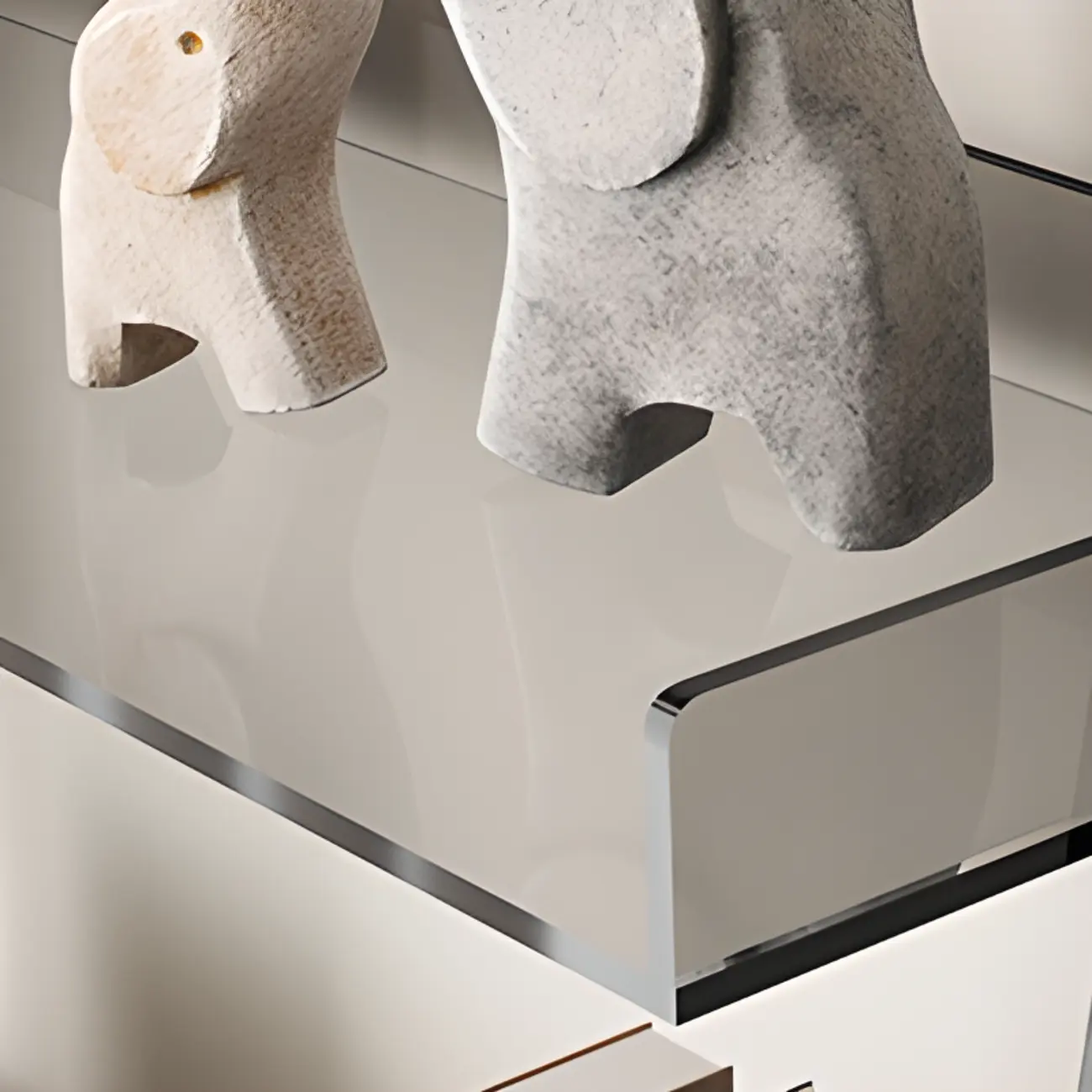 Modern H Ladder Open Bookshelf with 4 Shelves  Image - 13 | homeyfad