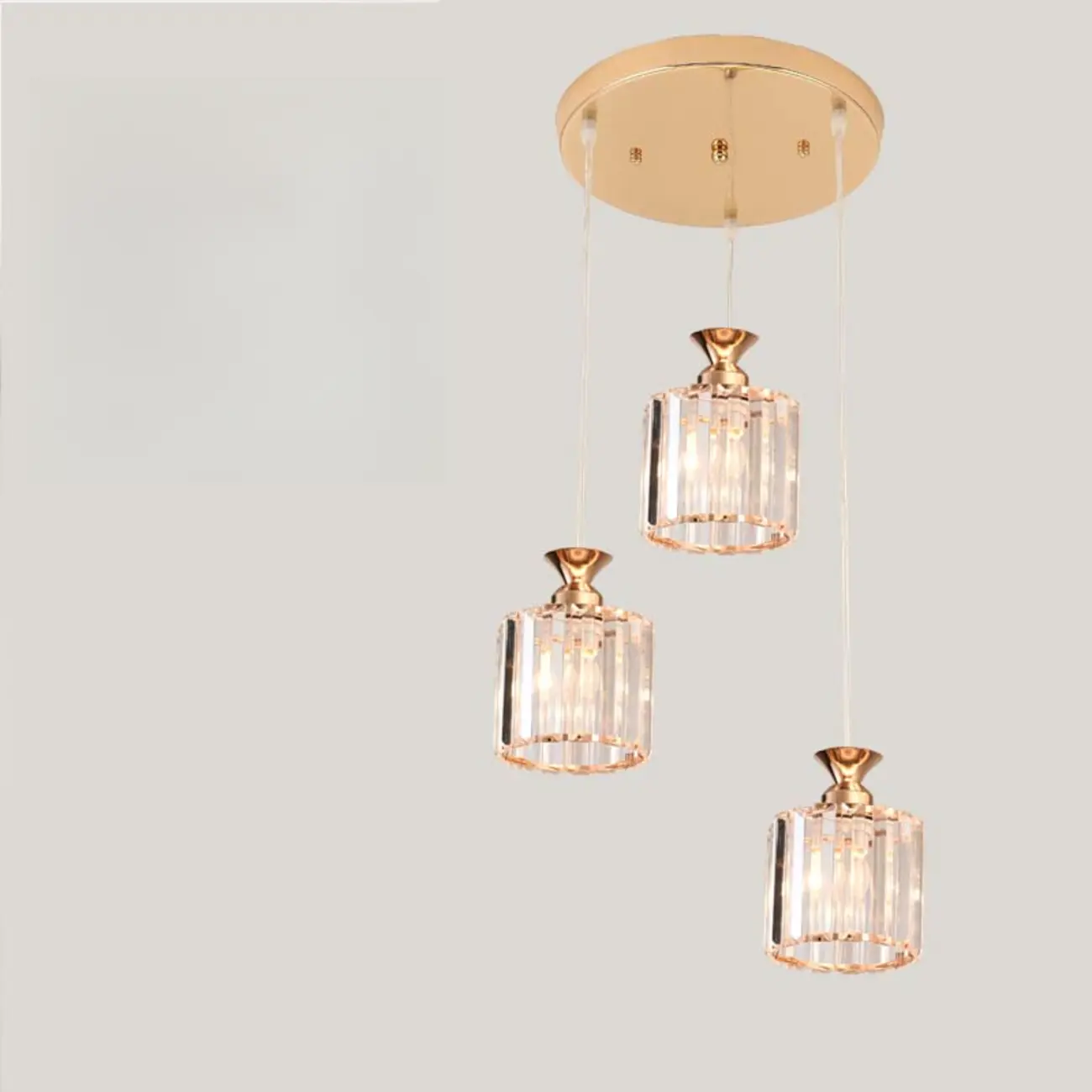 Modern Geometric Metal Pendant Light for Dining Room Image - 13 | homeyfad