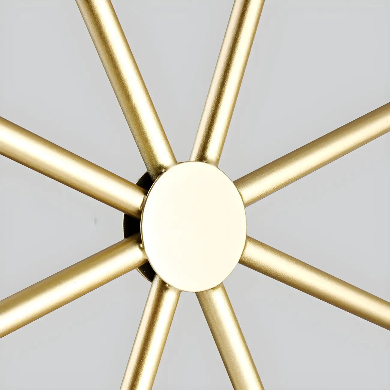 3 Lights Gold Industrial Geometric Metal Island Light Fixture Image - 7