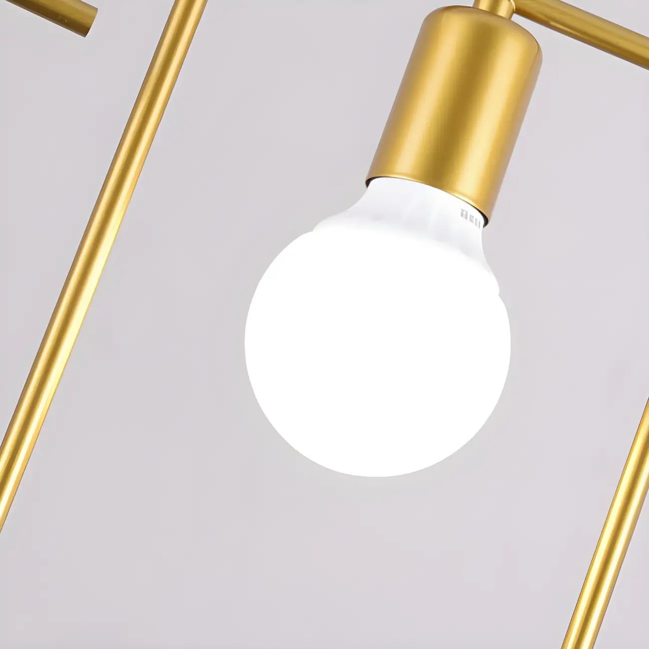 3 Lights Gold Industrial Geometric Metal Island Light Fixture Image - 9 | homeyfad