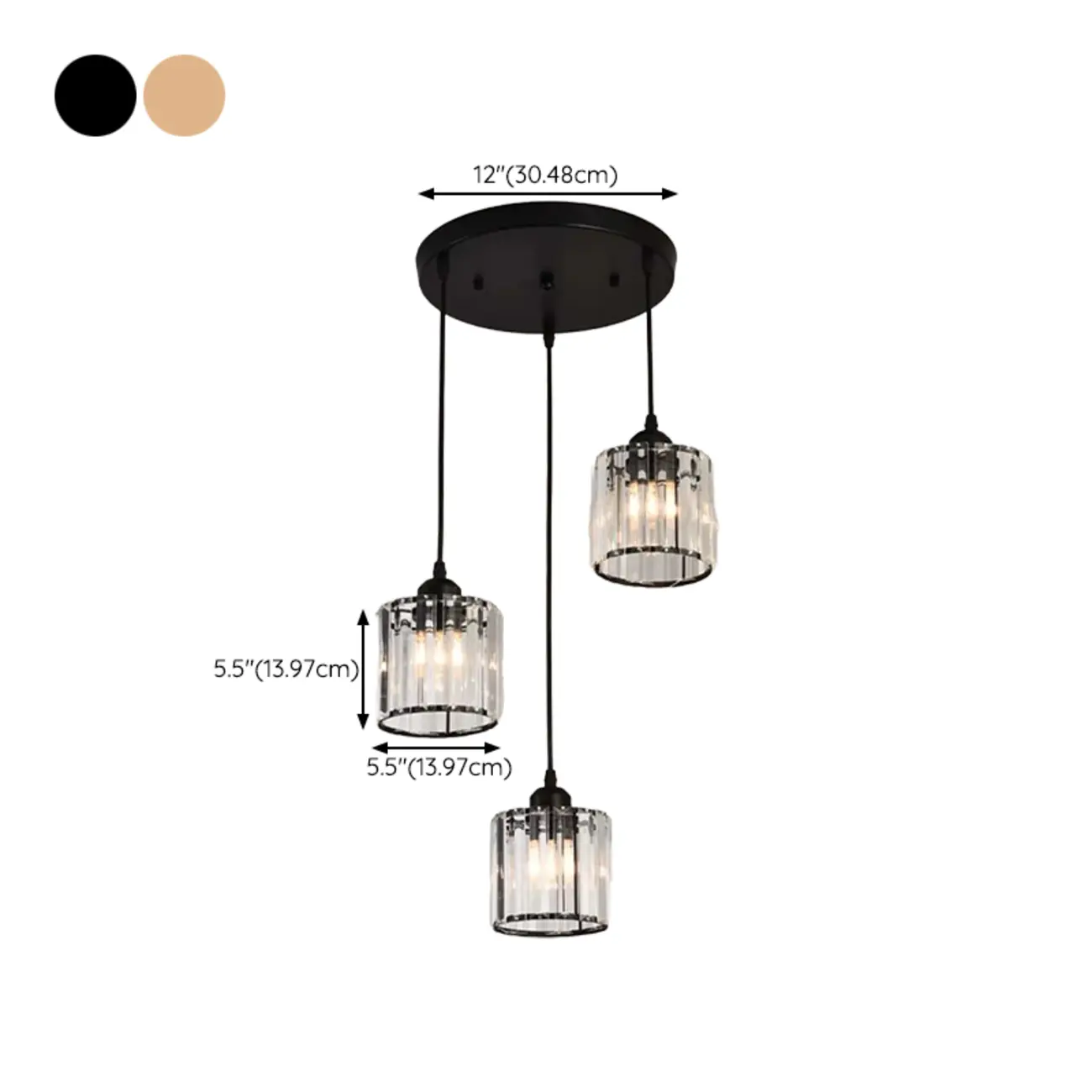Modern Geometric Metal Pendant Light for Dining Room Image - 19 | homeyfad
