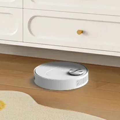 Modern Wood Dresser Chest with 5 Tiers in Milk Tea Color Image - 16