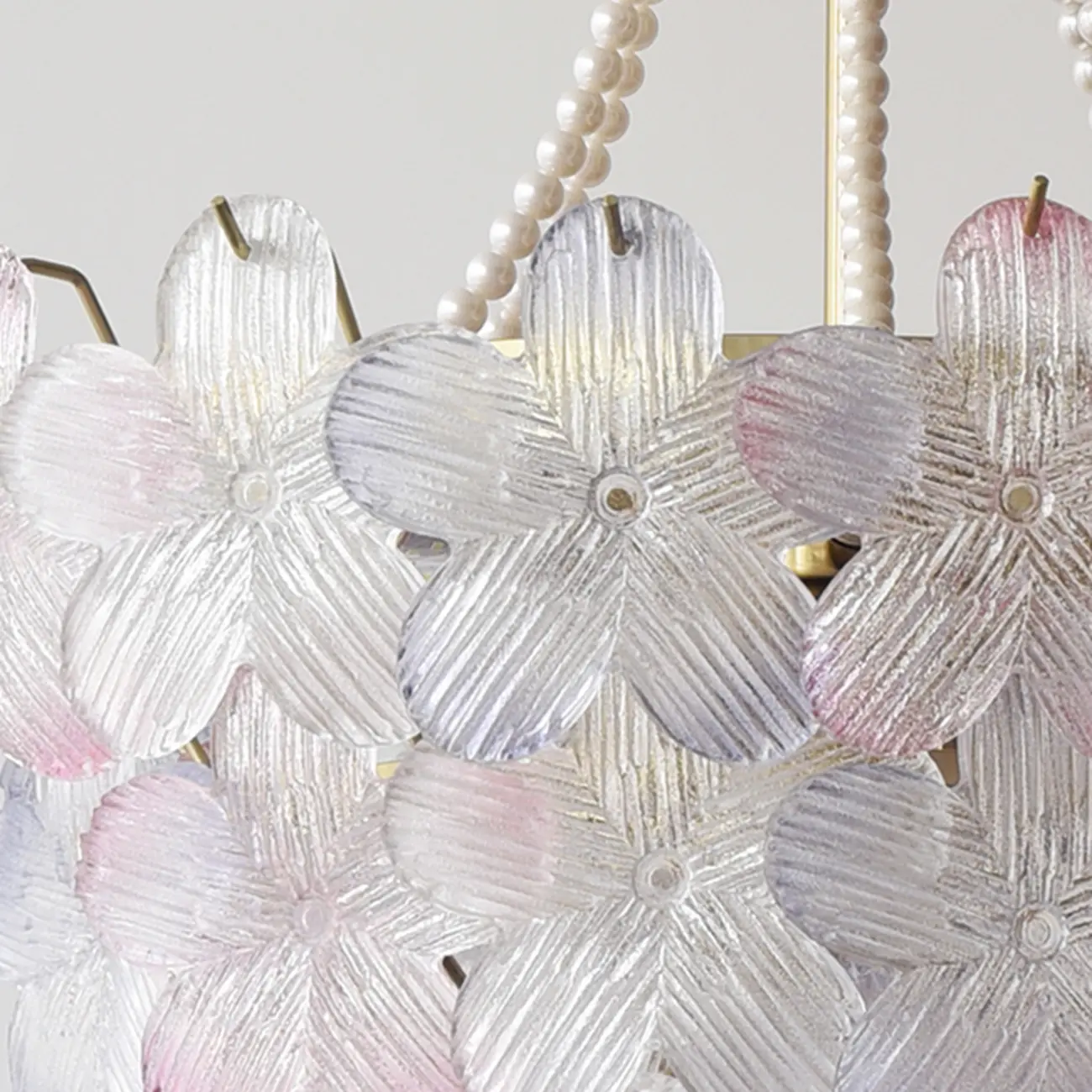 Modern Elegant Floral Crystal Chandelier with Flexible Height Image - 21 | homeyfad