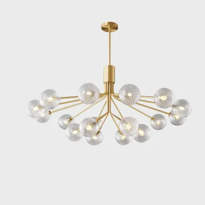 2-Tier Modern Globe Chandelier Adjustable Hanging Length  Image - 10