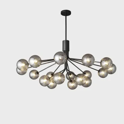 2-Tier Modern Globe Chandelier Adjustable Hanging Length  Image - 11