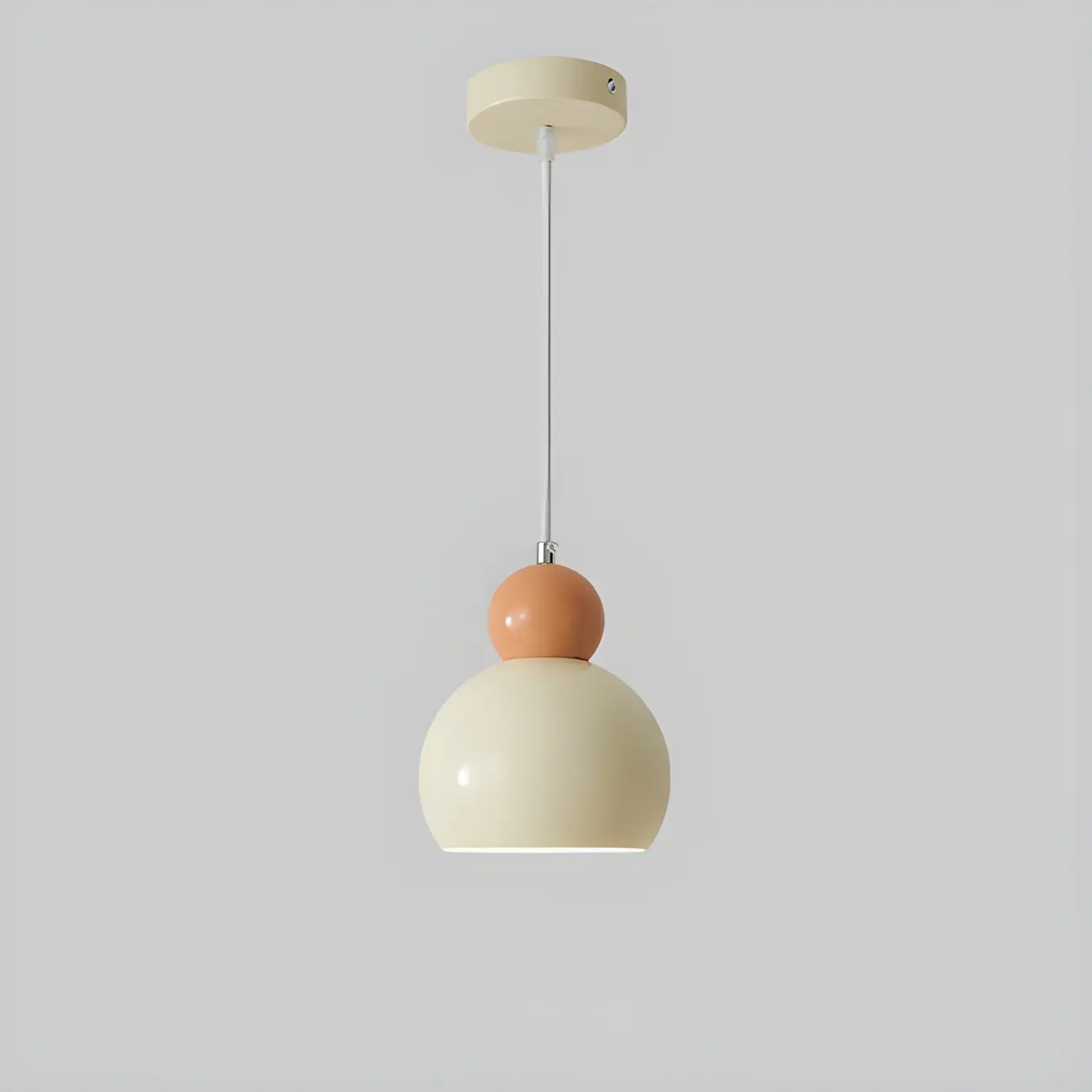 Modern White Glass 3 Light Pendant Light with Beaded Detail for Living Room Image - 5 | homeyfad
