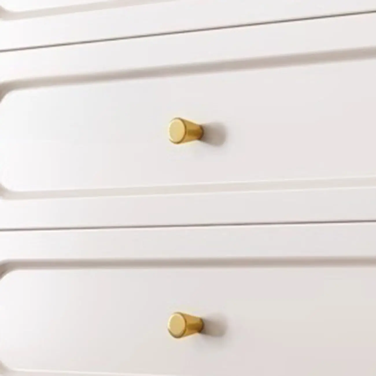 Modern Wood Dresser Chest with 5 Tiers in Milk Tea Color Image - 22 | homeyfad