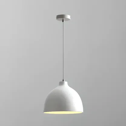 Nordic Metal LED Dome Pendant Lamp for Living Room Image - 6