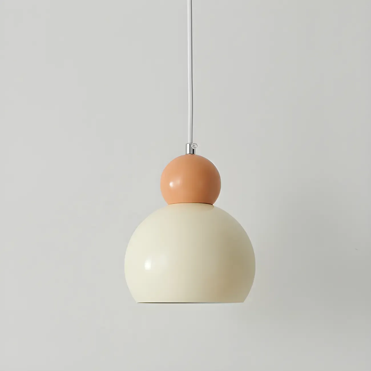 Modern White Glass 3 Light Pendant Light with Beaded Detail for Living Room Image - 8