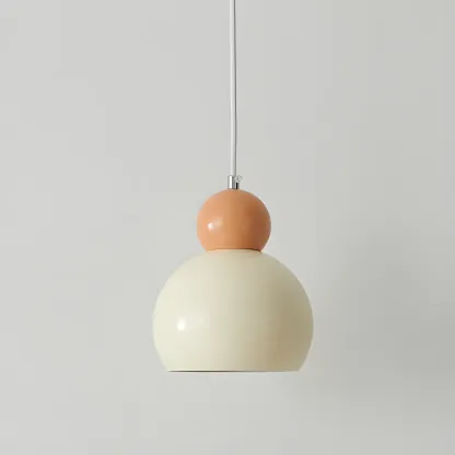 Modern White Glass 3 Light Pendant Light with Beaded Detail for Living Room Image - 8
