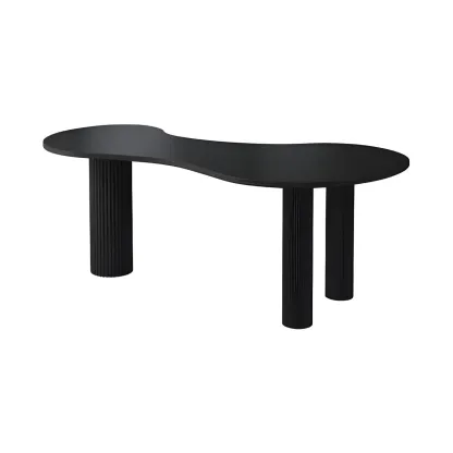 Modern Free From Writing Desk with 3 Legs Image - 7