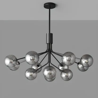 2-Tier Modern Globe Chandelier Adjustable Hanging Length  Image - 15