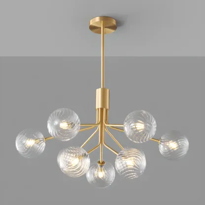 2-Tier Modern Globe Chandelier Adjustable Hanging Length  Image - 16