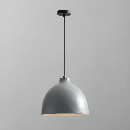 Nordic Metal LED Dome Pendant Lamp for Living Room Image - 9