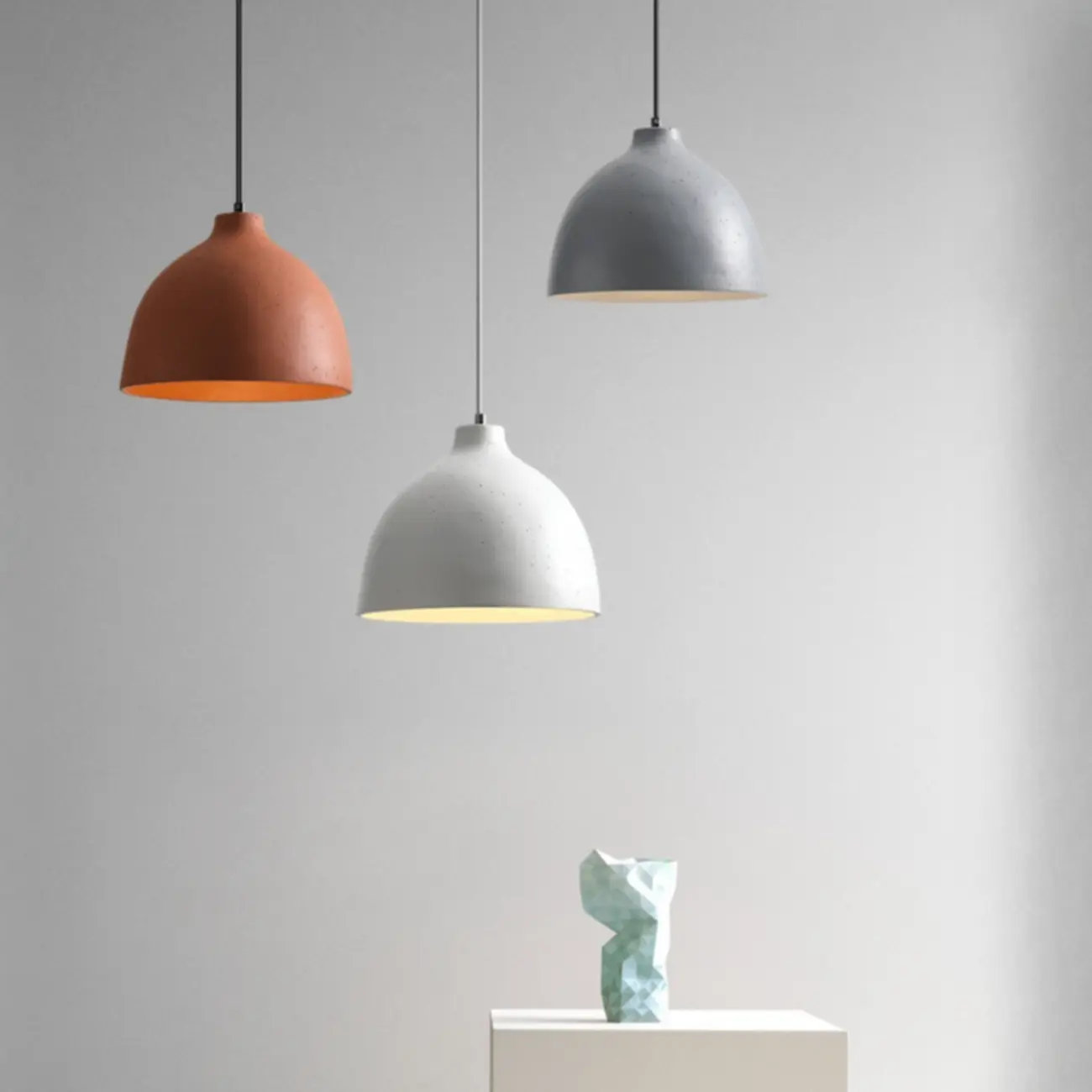 Nordic Metal LED Dome Pendant Lamp for Living Room Image - 18 | homeyfad