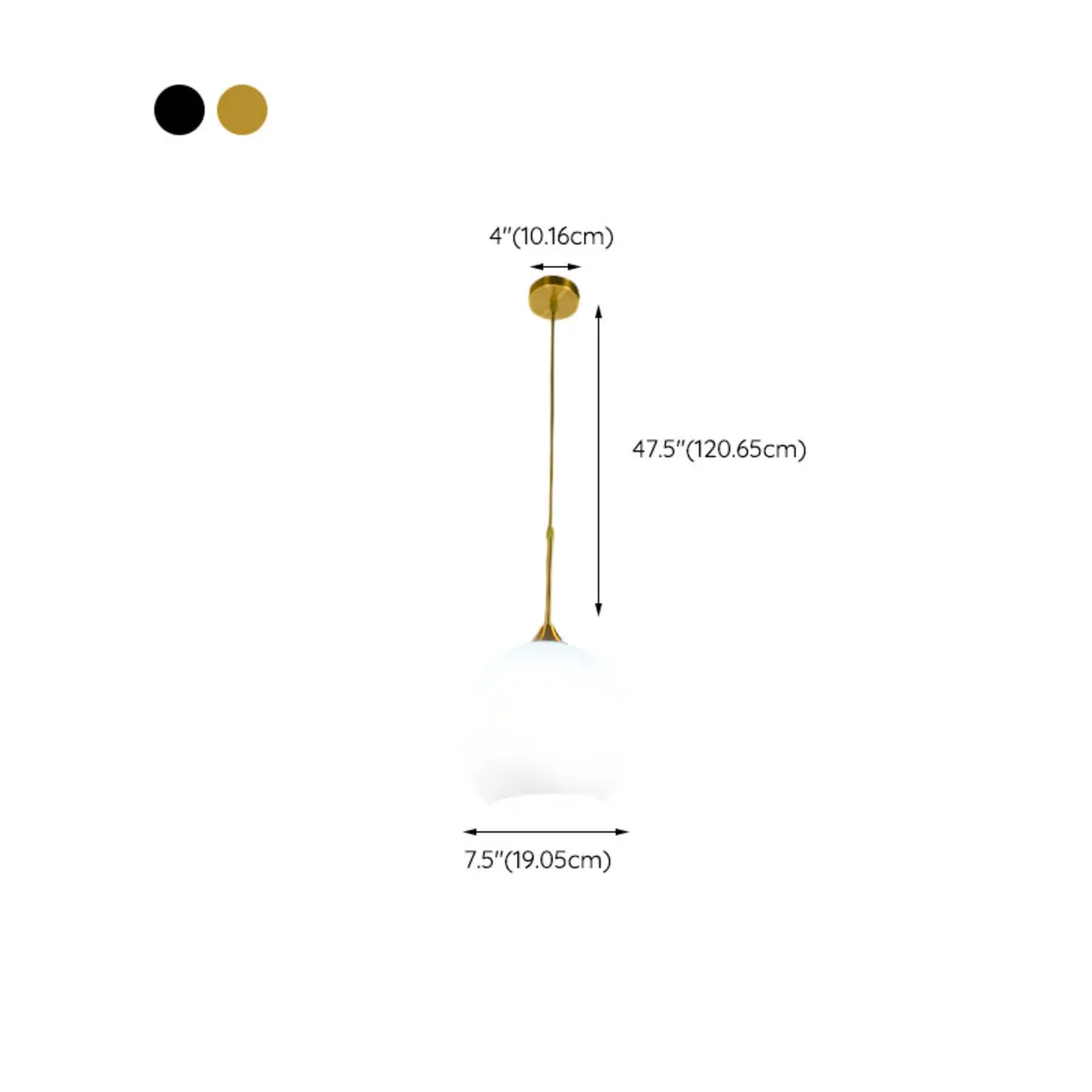 Nordic Milky Glass Globe Hanging LED Lamp for Restaurant Image - 11 | homeyfad