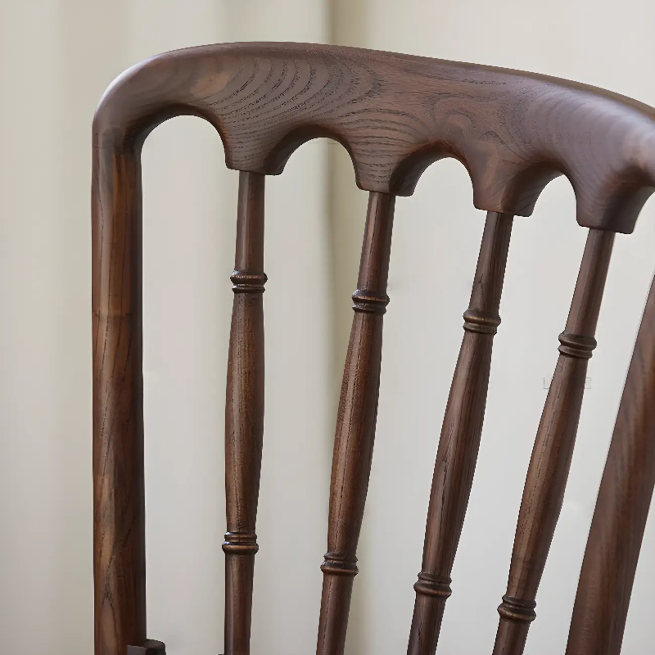 Countryside Rustic Standard Slat Back Wooden Dining Chair Image - 12 | homeyfad