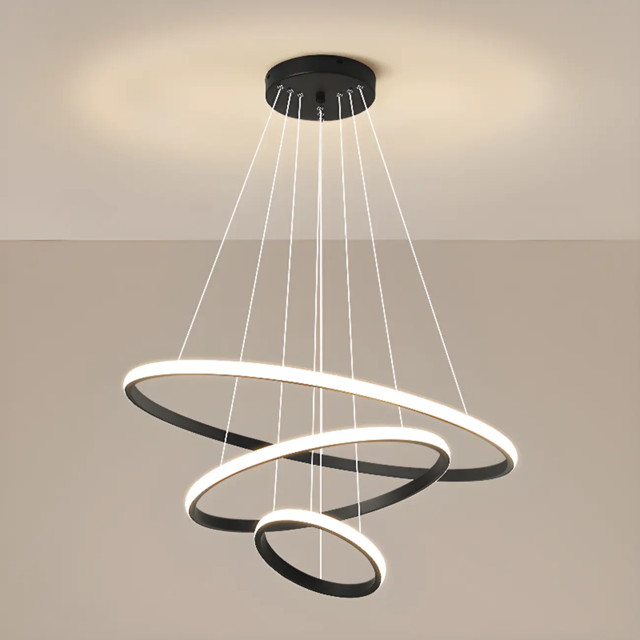 Modern LED Spiral Style Chandelier with Adaptive Length  Image - 7 | homeyfad