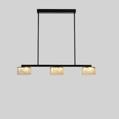 Gold Metal Island Lighting with Remote Control Stepless Dimming Image - 2