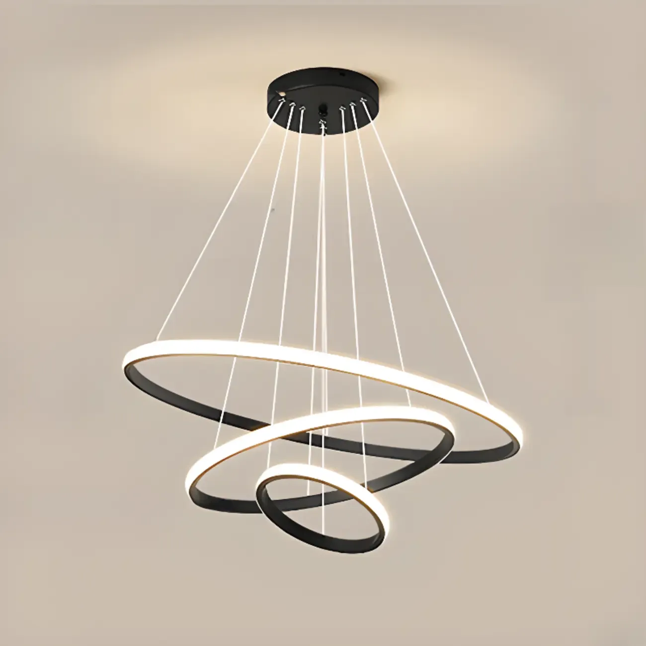 Modern LED Spiral Style Chandelier with Adaptive Length  Image - 10