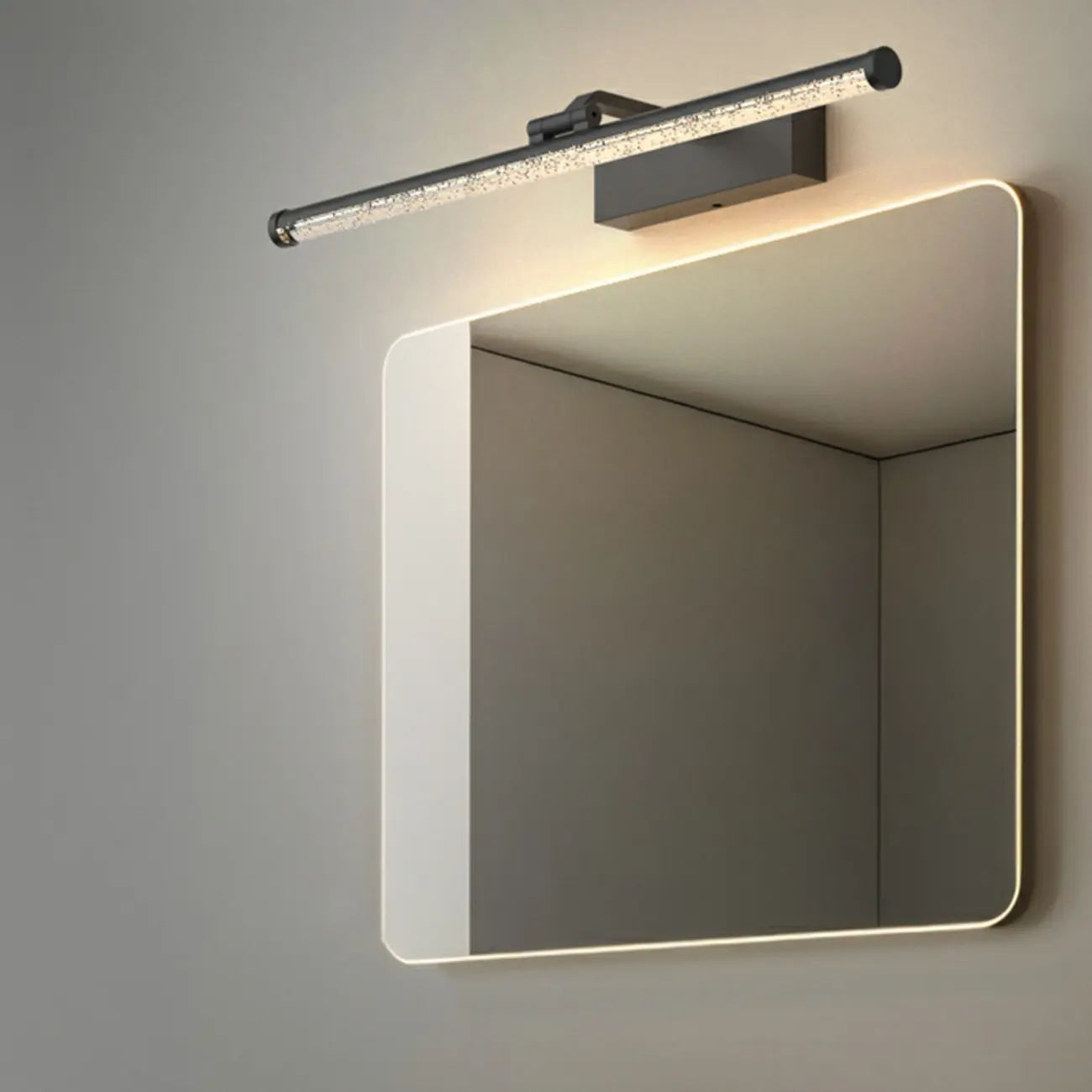 Modern Long LED Vanity Lights  with Sleek Frame Image - 3 | homeyfad