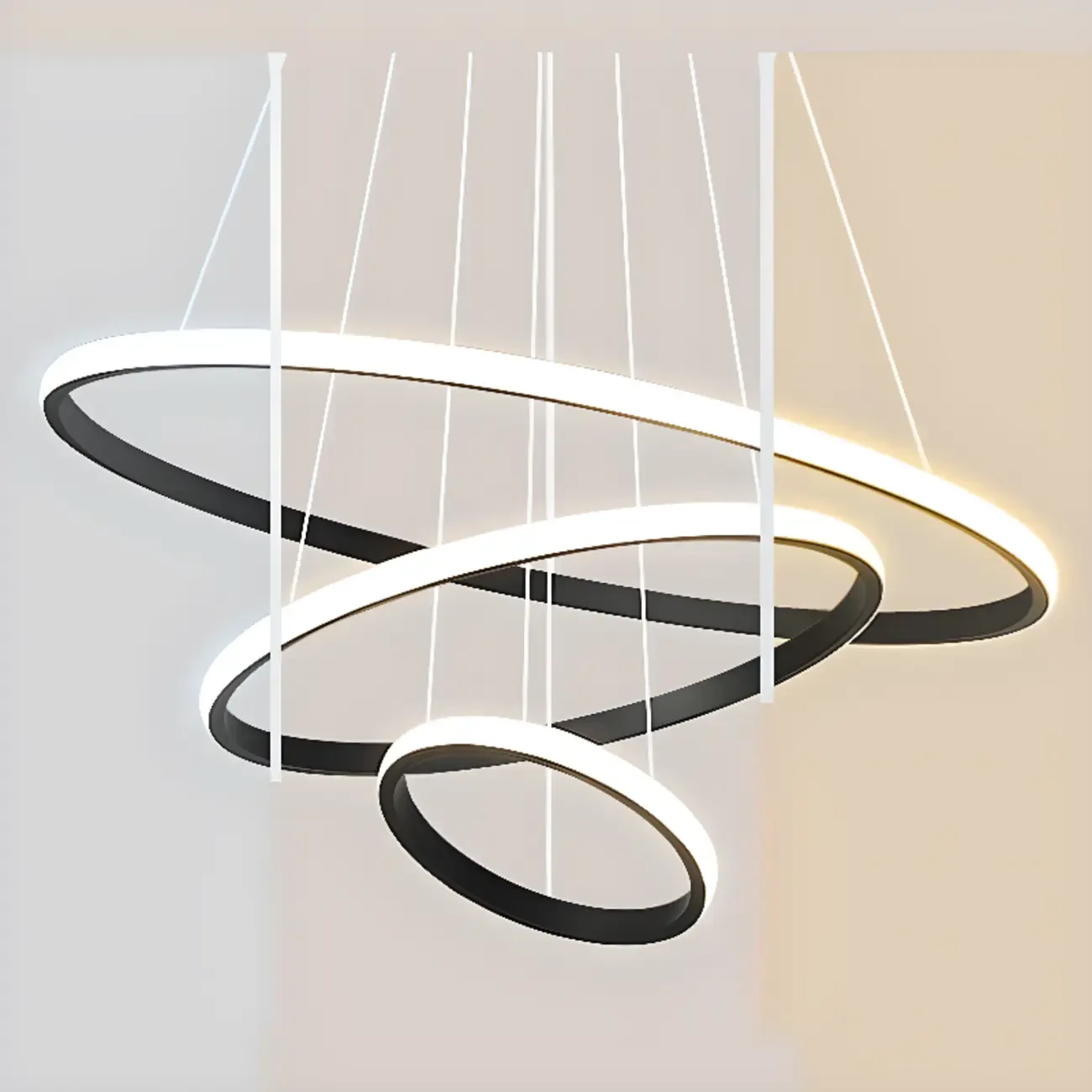 Modern LED Spiral Style Chandelier with Adaptive Length  Image - 11
