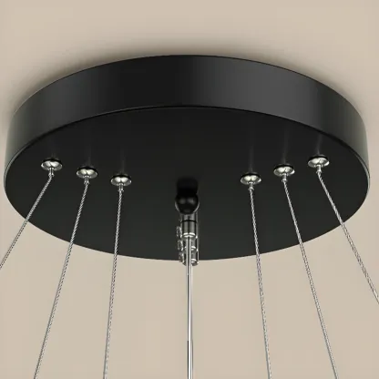Modern LED Spiral Style Chandelier with Adaptive Length  Image - 12