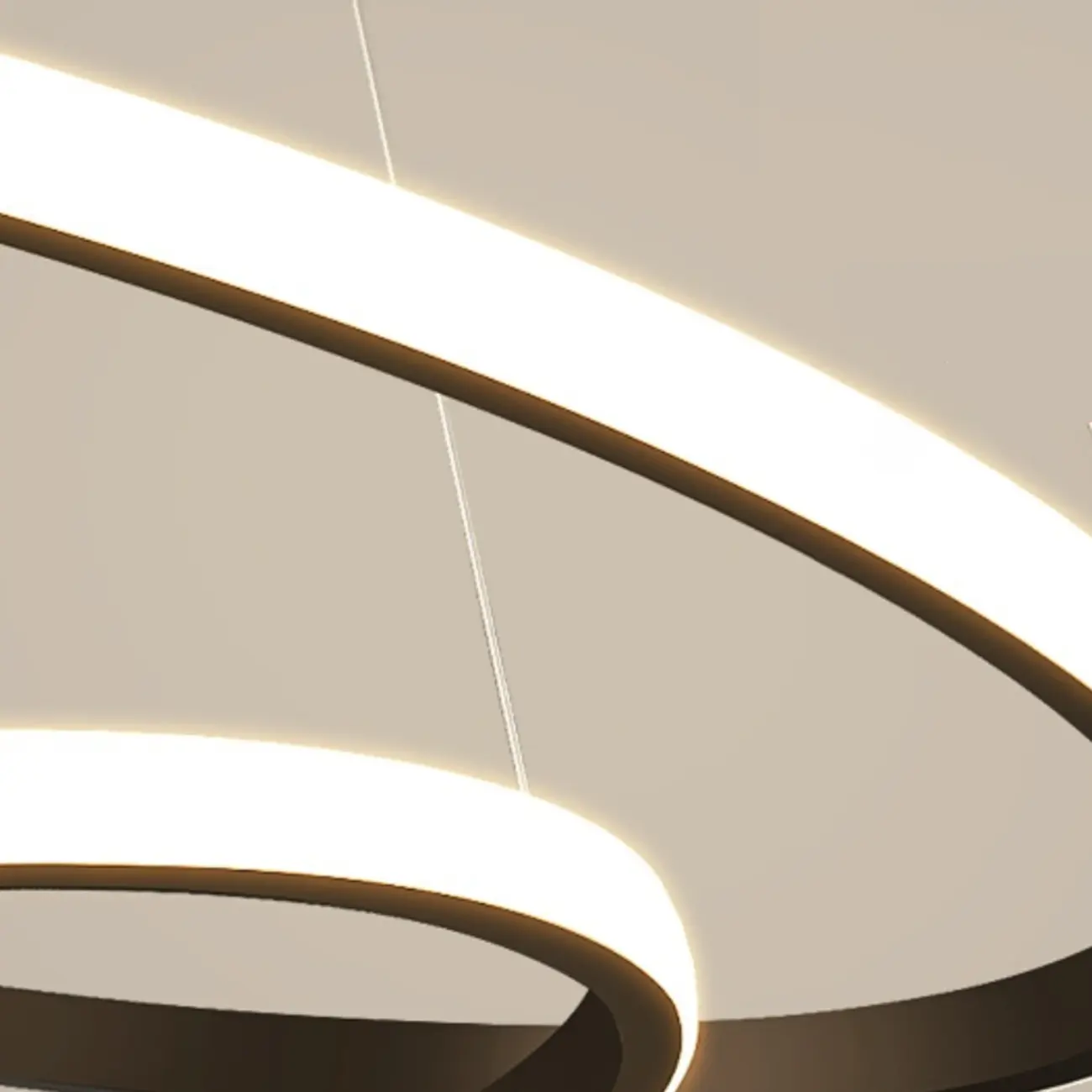 Modern LED Spiral Style Chandelier with Adaptive Length  Image - 13 | homeyfad