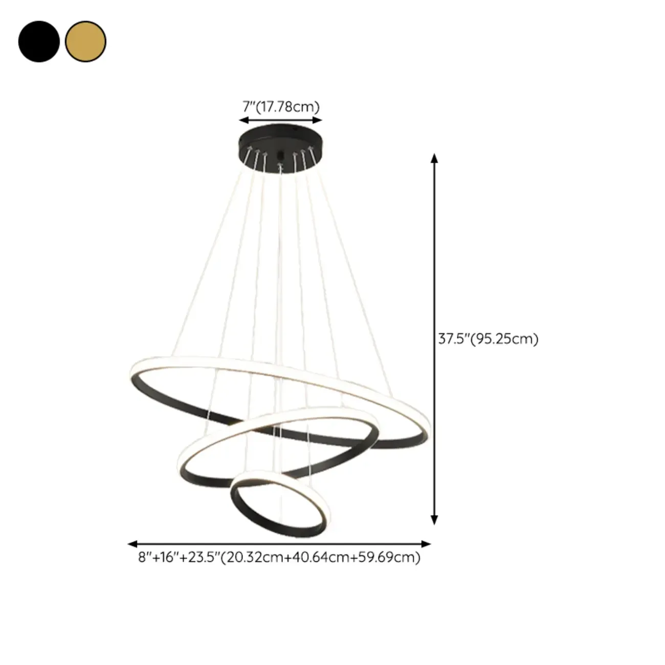 Modern LED Spiral Style Chandelier with Adaptive Length  Image - 20