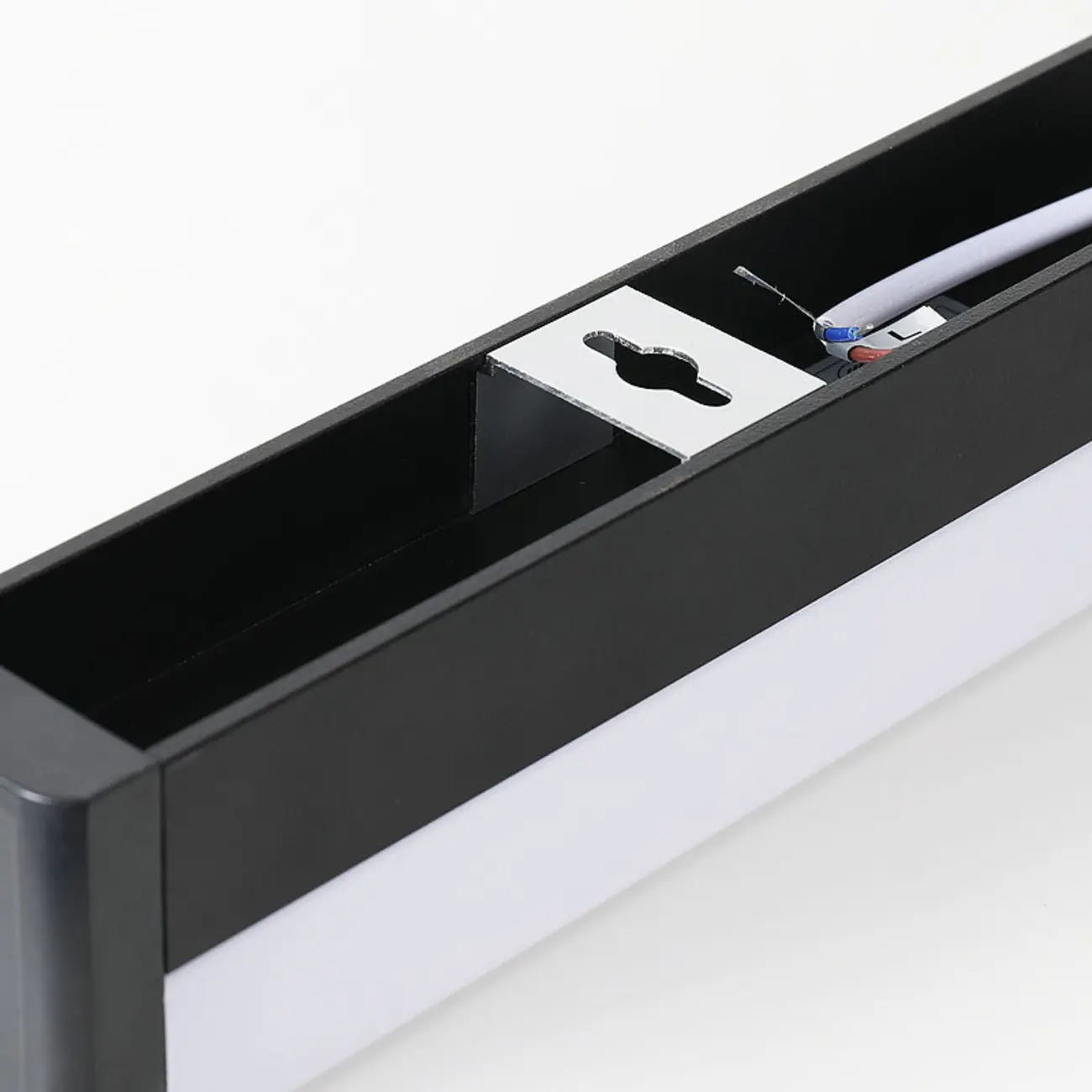 Modern Geometric linear Vanity Lights with Glass Shade Image - 9 | homeyfad