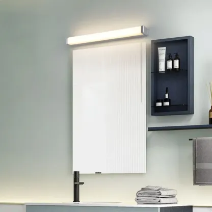 Modern Geometric linear Vanity Lights with Glass Shade Image - 13