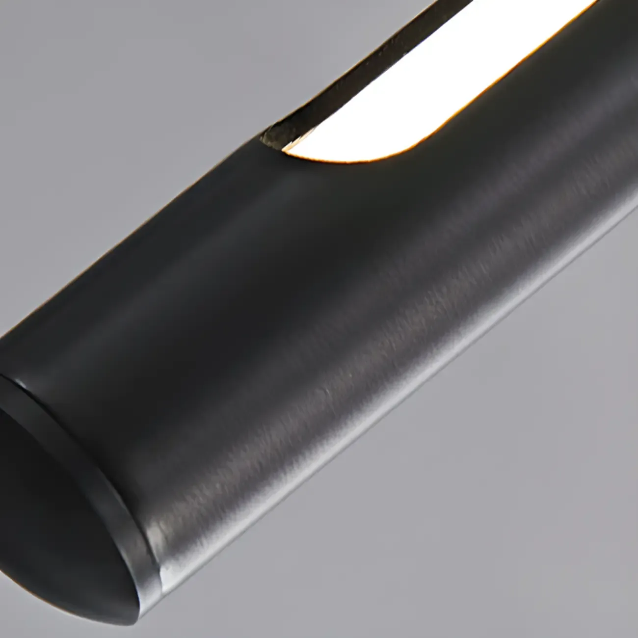 Minimalist Golden Black Cluster Linear Hanging Light for Staircase Image - 18