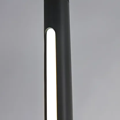 Minimalist Golden Black Cluster Linear Hanging Light for Staircase Image - 19