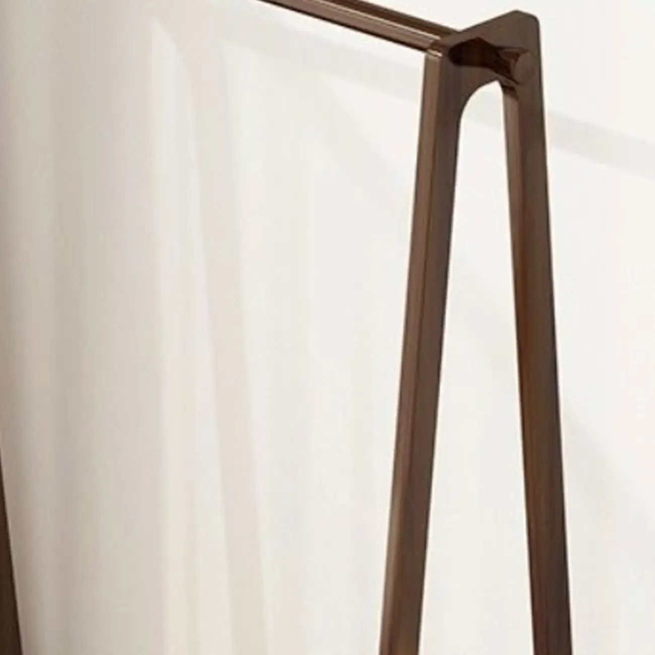 Modern Bamboo Coat Rack with Storage & Shelf Image - 12