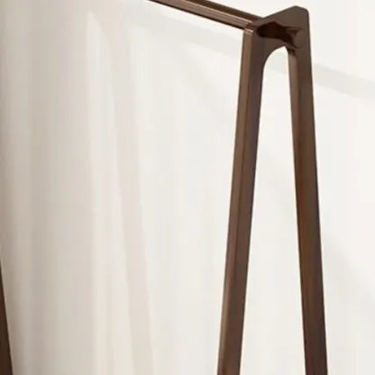 Modern Bamboo Coat Rack with Storage & Shelf Image - 12